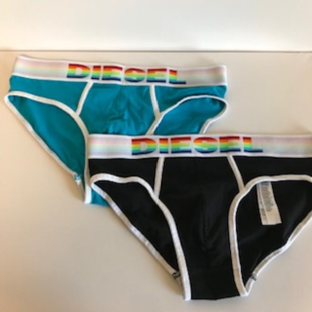 🔥 Mens Rainbow Diesel Underwear 2 pair